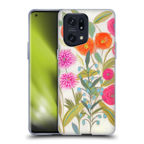 Suzanne Allard Floral Art Joyful Garden Plants Soft Gel Case for OPPO Find X5 Pro