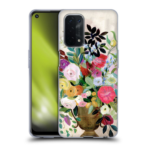Suzanne Allard Floral Art Beauty Enthroned Soft Gel Case for OPPO A54 5G