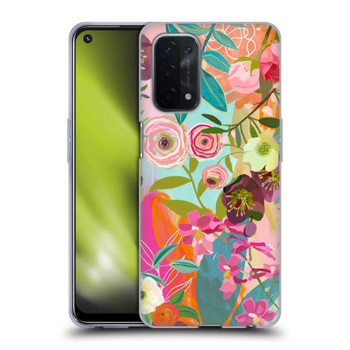 Suzanne Allard Floral Art Chase A Dream Soft Gel Case for OPPO A54 5G
