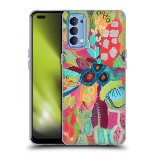 Suzanne Allard Floral Art Dancing In The Garden Soft Gel Case for OPPO Reno 4 5G