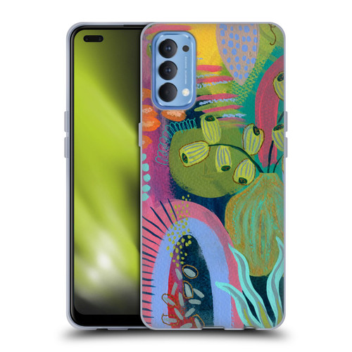 Suzanne Allard Floral Art Seed Pod Soft Gel Case for OPPO Reno 4 5G