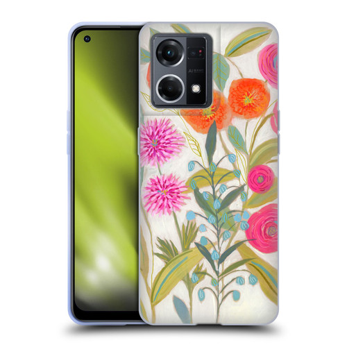 Suzanne Allard Floral Art Joyful Garden Plants Soft Gel Case for OPPO Reno8 4G