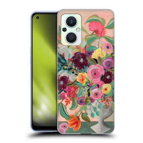 Suzanne Allard Floral Art Floral Centerpiece Soft Gel Case for OPPO Reno8 Lite