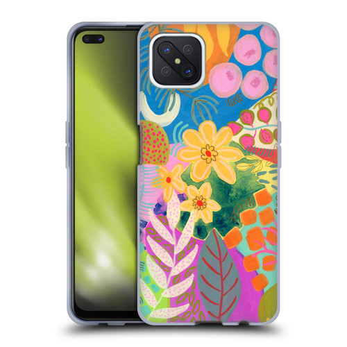 Suzanne Allard Floral Art Yellow Daisies Soft Gel Case for OPPO Reno4 Z 5G