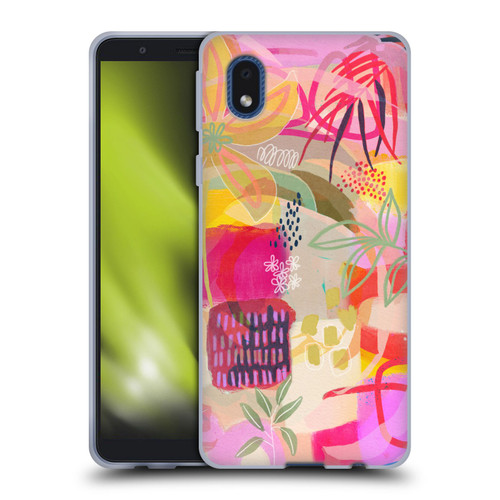 Suzanne Allard Floral Art You Are Loved Soft Gel Case for Samsung Galaxy A01 Core (2020)