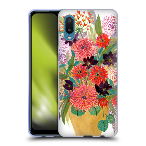 Suzanne Allard Floral Art Celebration Soft Gel Case for Samsung Galaxy A02/M02 (2021)