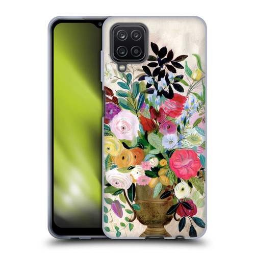 Suzanne Allard Floral Art Beauty Enthroned Soft Gel Case for Samsung Galaxy A12 (2020)