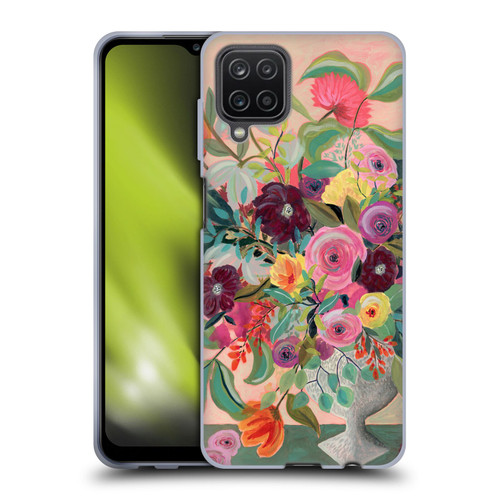 Suzanne Allard Floral Art Floral Centerpiece Soft Gel Case for Samsung Galaxy A12 (2020)