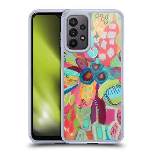 Suzanne Allard Floral Art Dancing In The Garden Soft Gel Case for Samsung Galaxy A23 / 5G (2022)