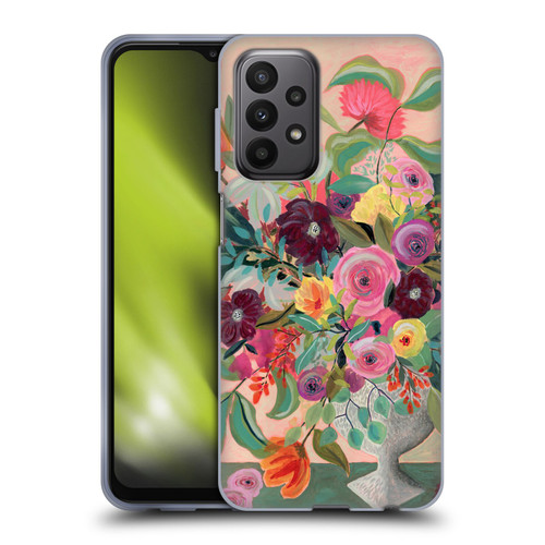 Suzanne Allard Floral Art Floral Centerpiece Soft Gel Case for Samsung Galaxy A23 / 5G (2022)
