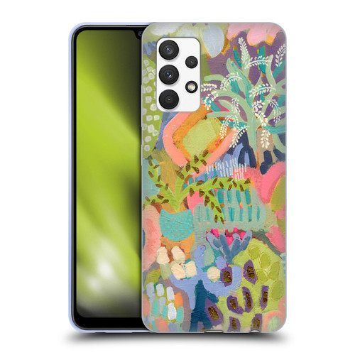 Suzanne Allard Floral Art Summer Fiesta Soft Gel Case for Samsung Galaxy A32 (2021)