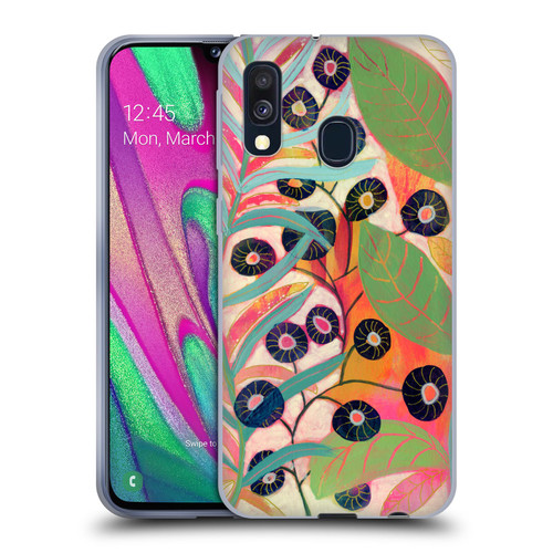 Suzanne Allard Floral Art Joyful Garden Flower Soft Gel Case for Samsung Galaxy A40 (2019)