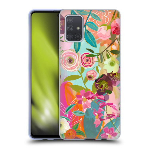 Suzanne Allard Floral Art Chase A Dream Soft Gel Case for Samsung Galaxy A71 (2019)
