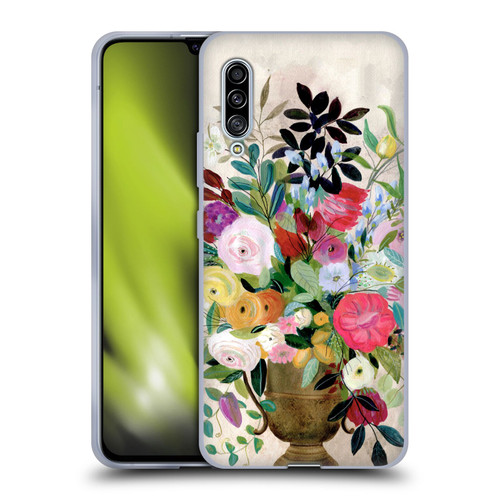 Suzanne Allard Floral Art Beauty Enthroned Soft Gel Case for Samsung Galaxy A90 5G (2019)