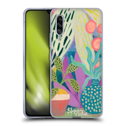 Suzanne Allard Floral Art Palm Heaven Soft Gel Case for Samsung Galaxy A90 5G (2019)