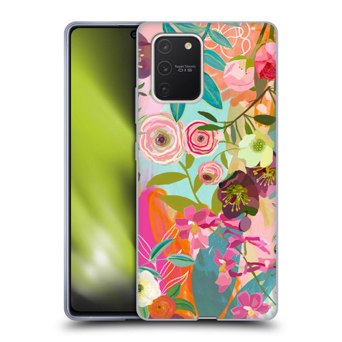 Suzanne Allard Floral Art Chase A Dream Soft Gel Case for Samsung Galaxy S10 Lite