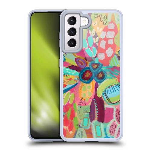 Suzanne Allard Floral Art Dancing In The Garden Soft Gel Case for Samsung Galaxy S21 5G