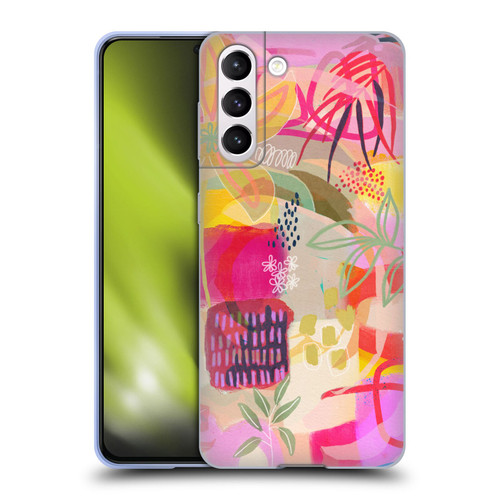 Suzanne Allard Floral Art You Are Loved Soft Gel Case for Samsung Galaxy S21 5G