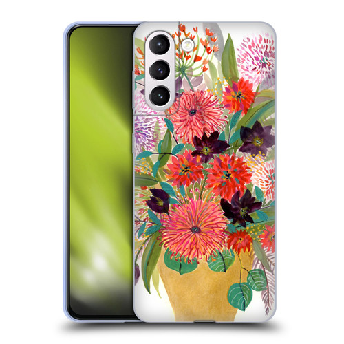 Suzanne Allard Floral Art Celebration Soft Gel Case for Samsung Galaxy S21+ 5G