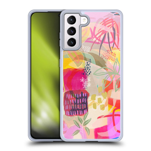 Suzanne Allard Floral Art You Are Loved Soft Gel Case for Samsung Galaxy S21+ 5G
