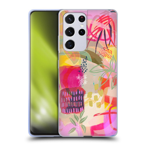 Suzanne Allard Floral Art You Are Loved Soft Gel Case for Samsung Galaxy S21 Ultra 5G