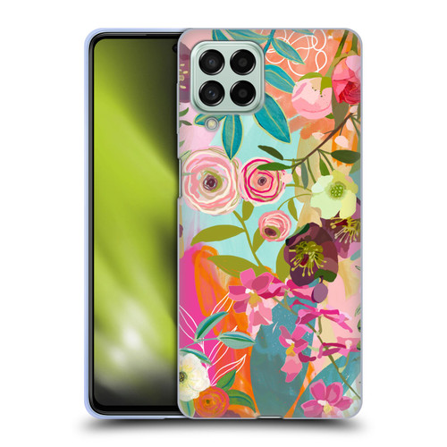 Suzanne Allard Floral Art Chase A Dream Soft Gel Case for Samsung Galaxy M53 (2022)
