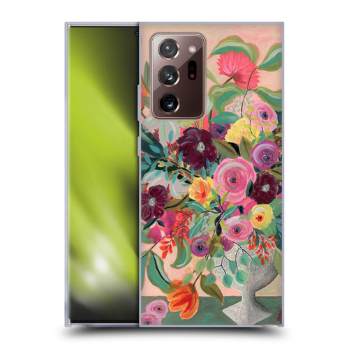 Suzanne Allard Floral Art Floral Centerpiece Soft Gel Case for Samsung Galaxy Note20 Ultra / 5G