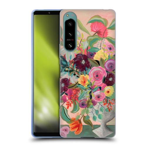 Suzanne Allard Floral Art Floral Centerpiece Soft Gel Case for Sony Xperia 5 IV