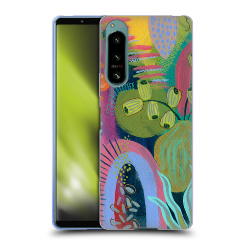 Suzanne Allard Floral Art Seed Pod Soft Gel Case for Sony Xperia 5 IV