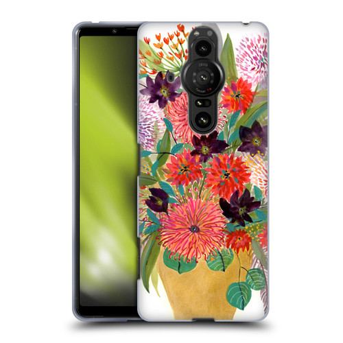 Suzanne Allard Floral Art Celebration Soft Gel Case for Sony Xperia Pro-I