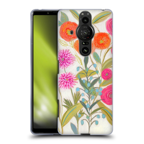 Suzanne Allard Floral Art Joyful Garden Plants Soft Gel Case for Sony Xperia Pro-I