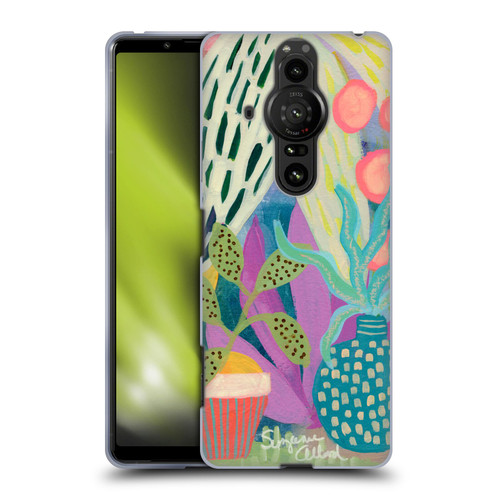 Suzanne Allard Floral Art Palm Heaven Soft Gel Case for Sony Xperia Pro-I