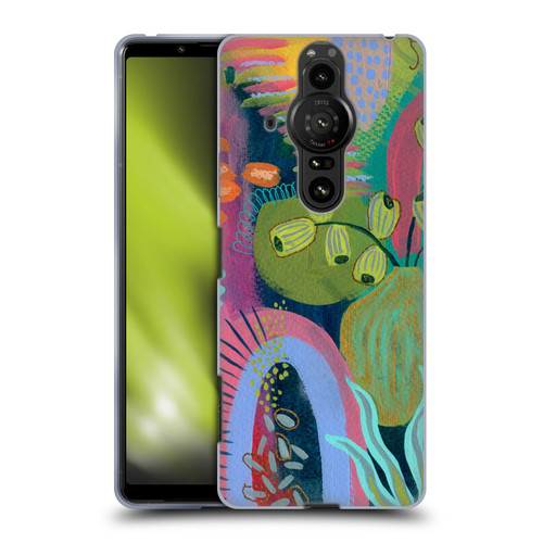 Suzanne Allard Floral Art Seed Pod Soft Gel Case for Sony Xperia Pro-I
