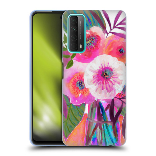 Suzanne Allard Floral Graphics Sunrise Bouquet Purples Soft Gel Case for Huawei P Smart (2021)