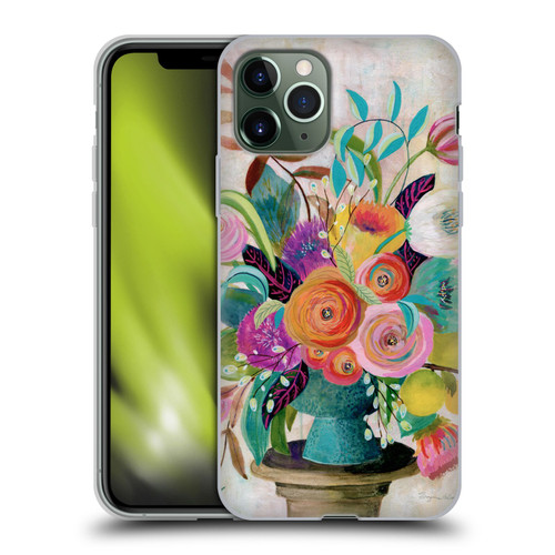 Suzanne Allard Floral Graphics Charleston Glory Soft Gel Case for Apple iPhone 11 Pro
