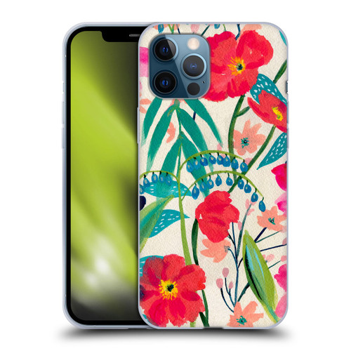 Suzanne Allard Floral Graphics Garden Party Soft Gel Case for Apple iPhone 12 Pro Max