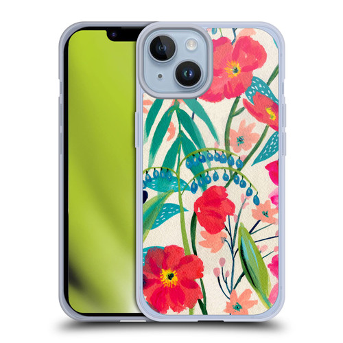Suzanne Allard Floral Graphics Garden Party Soft Gel Case for Apple iPhone 14