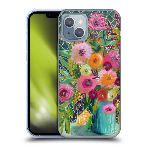 Suzanne Allard Floral Graphics Hope Springs Soft Gel Case for Apple iPhone 14