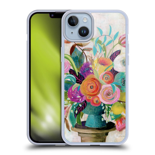 Suzanne Allard Floral Graphics Charleston Glory Soft Gel Case for Apple iPhone 14 Plus