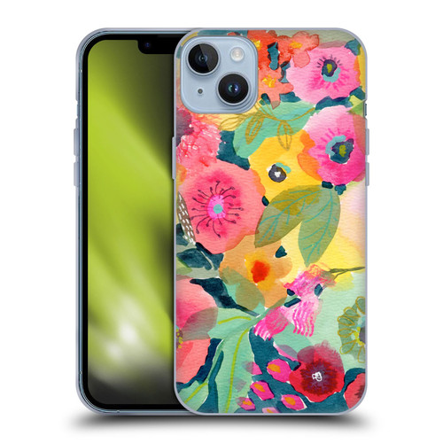 Suzanne Allard Floral Graphics Delightful Soft Gel Case for Apple iPhone 14 Plus