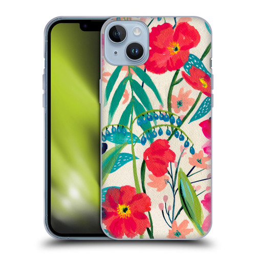 Suzanne Allard Floral Graphics Garden Party Soft Gel Case for Apple iPhone 14 Plus