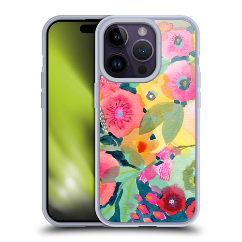 Suzanne Allard Floral Graphics Delightful Soft Gel Case for Apple iPhone 14 Pro