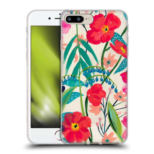 Suzanne Allard Floral Graphics Garden Party Soft Gel Case for Apple iPhone 7 Plus / iPhone 8 Plus