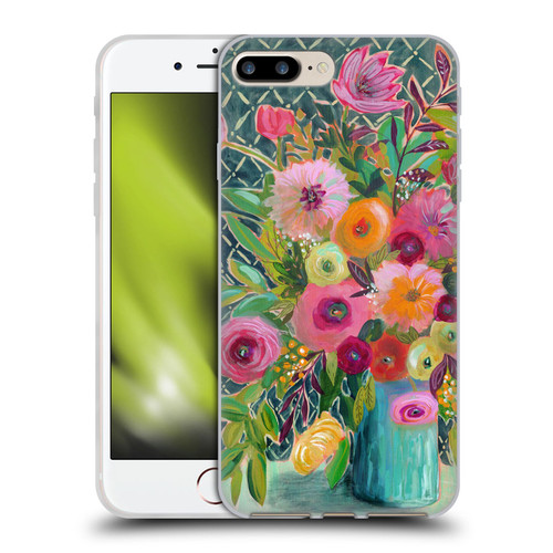 Suzanne Allard Floral Graphics Hope Springs Soft Gel Case for Apple iPhone 7 Plus / iPhone 8 Plus