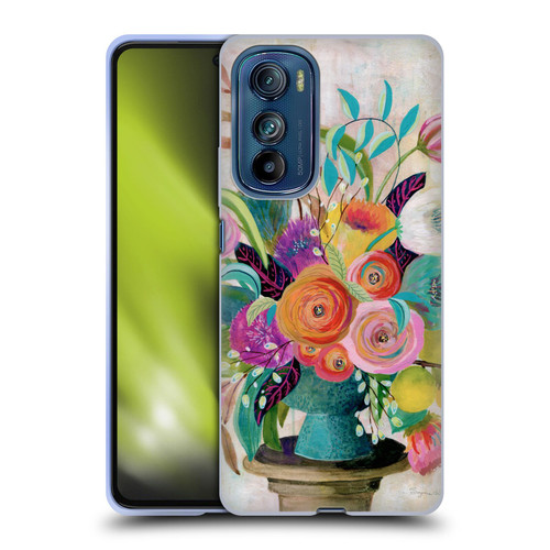 Suzanne Allard Floral Graphics Charleston Glory Soft Gel Case for Motorola Edge 30