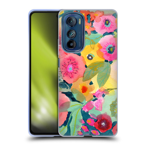 Suzanne Allard Floral Graphics Delightful Soft Gel Case for Motorola Edge 30