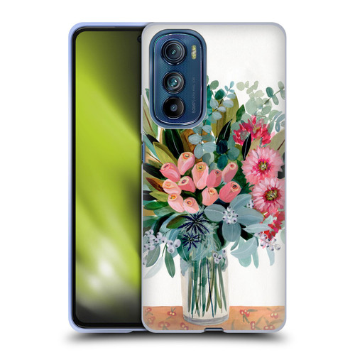 Suzanne Allard Floral Graphics Magnolia Surrender Soft Gel Case for Motorola Edge 30