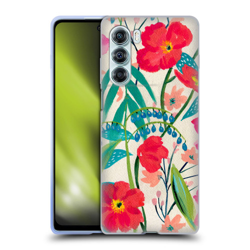 Suzanne Allard Floral Graphics Garden Party Soft Gel Case for Motorola Edge S30 / Moto G200 5G