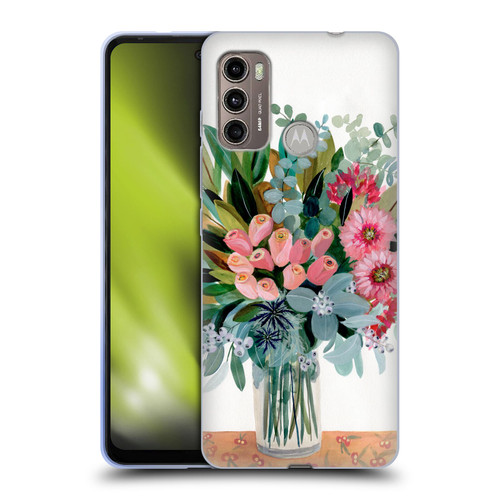 Suzanne Allard Floral Graphics Magnolia Surrender Soft Gel Case for Motorola Moto G60 / Moto G40 Fusion