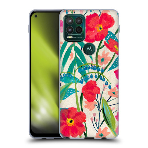 Suzanne Allard Floral Graphics Garden Party Soft Gel Case for Motorola Moto G Stylus 5G 2021